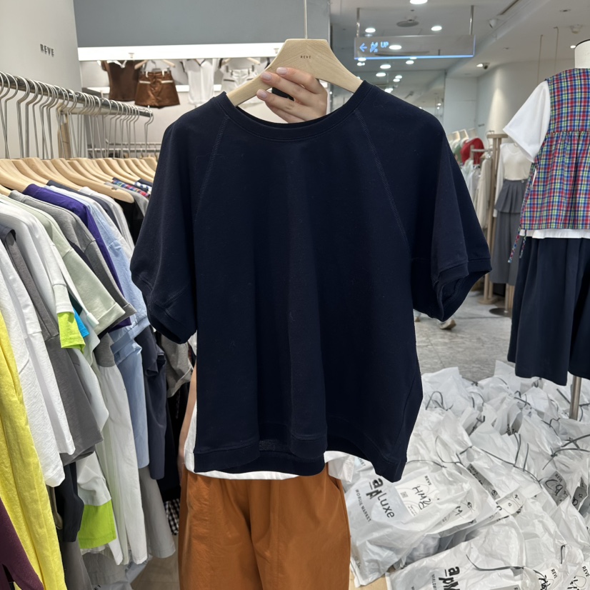 REVE-L韓國東大門直郵女裝新品時尚職業人氣26春夏休閑T恤REVE-LT恤圖色2