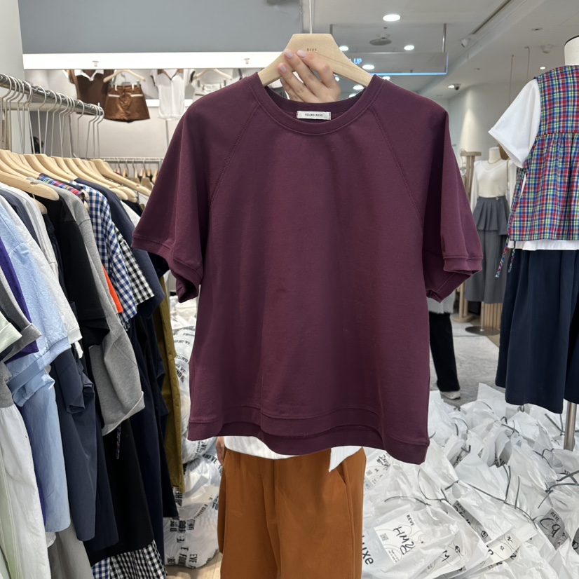 REVE-L韓國東大門直郵女裝新品時尚職業人氣26春夏休閑T恤REVE-LT恤圖色3
