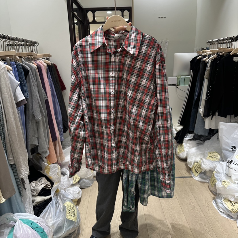 THEMORYPARK韓國直郵女裝新款熱賣人氣職業26春夏襯衫蕾絲衫THE MORY PARK襯衫/蕾絲衫圖色1