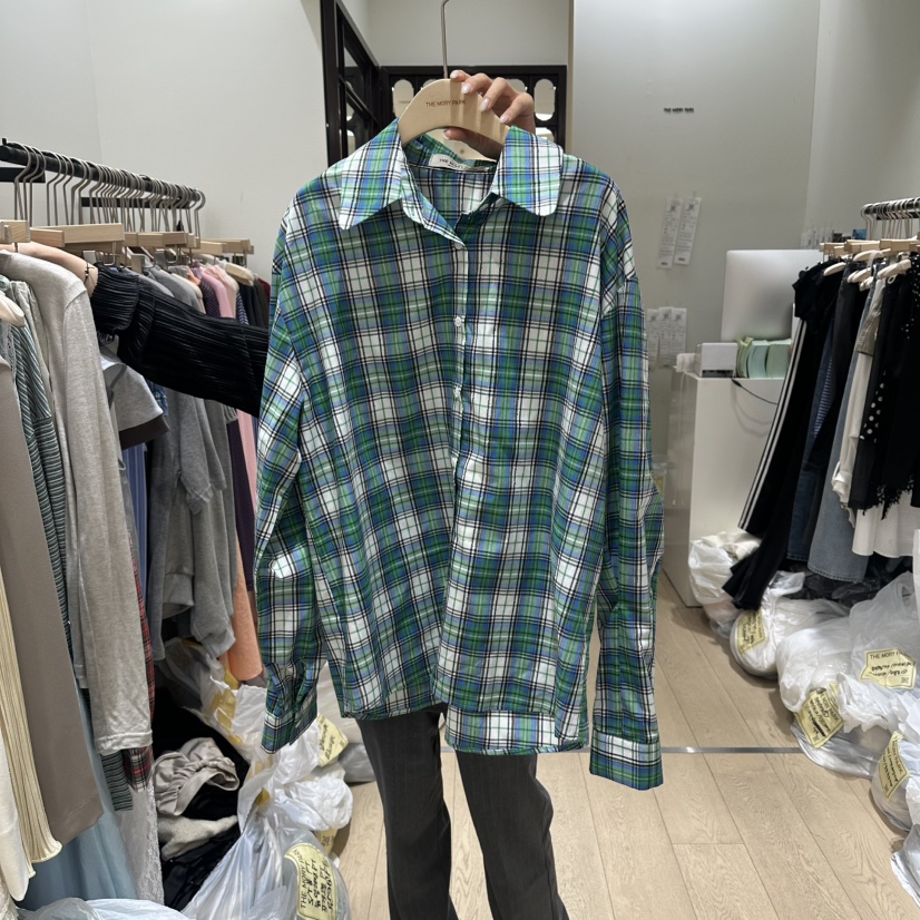 THEMORYPARK韓國直郵女裝新款熱賣人氣職業26春夏襯衫蕾絲衫THE MORY PARK襯衫/蕾絲衫圖色2