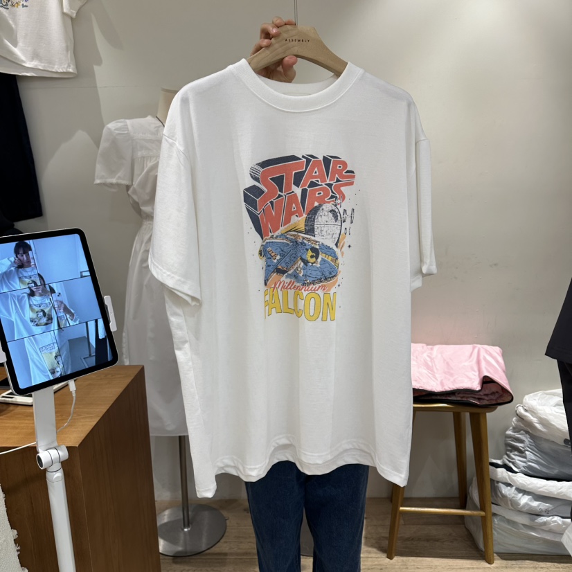 ASSEMBLY韓國代購女裝新品休閑時尚職業26春夏人氣推薦T恤ASSEMBLYT恤圖色1