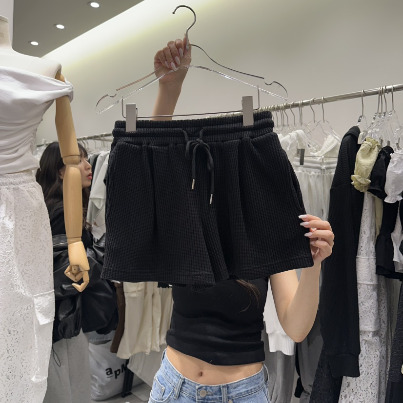 BAIE.38韓國直郵女士新品26春夏熱賣時尚休閑短褲華夫格BAIE.38短褲圖色3