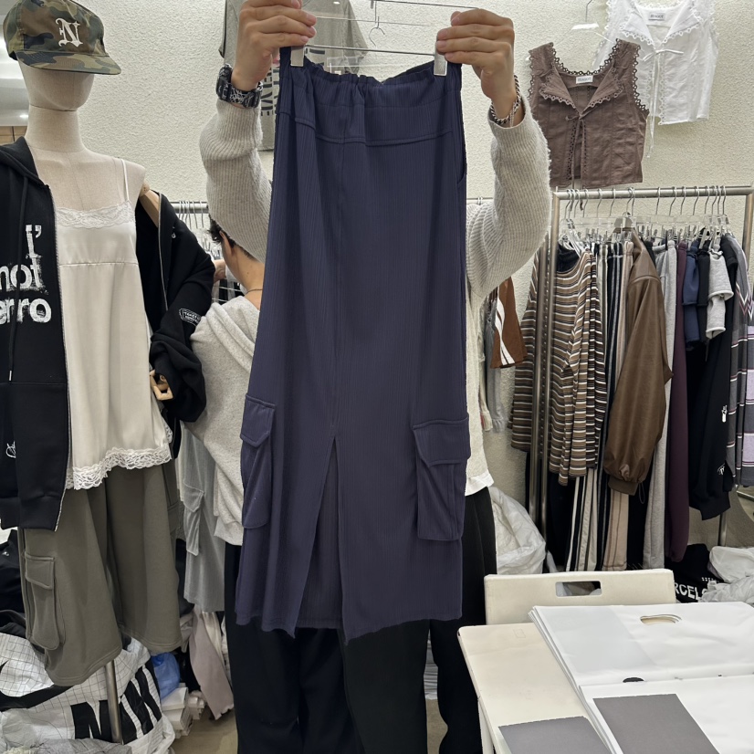 MAGOT韓國代購女士新品26春夏休閑職業人氣熱賣時尚推薦長裙IIIΛGOT/MAGOT長裙