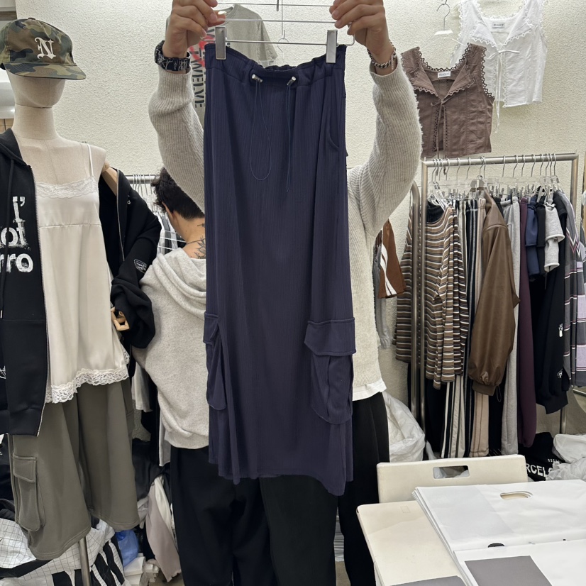 MAGOT韓國代購女士新品26春夏休閑職業人氣熱賣時尚推薦長裙IIIΛGOT/MAGOT長裙圖色2