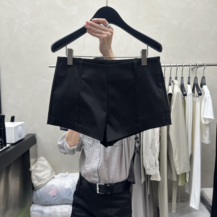 MARINER韓國東大門代購女裝新品推薦熱賣休閑職業時尚短褲MARINER短褲圖色2黑色