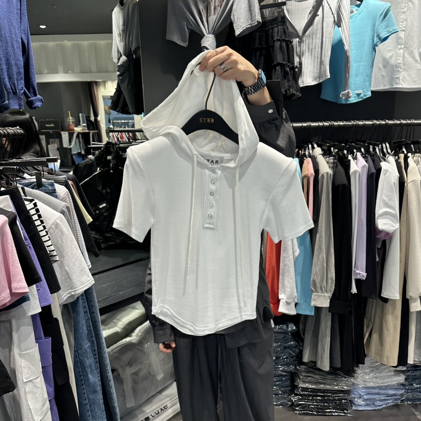 STAR-L韓國代購女士新款休閑職業推薦時尚26春夏熱賣T恤STAR-LT恤圖色1