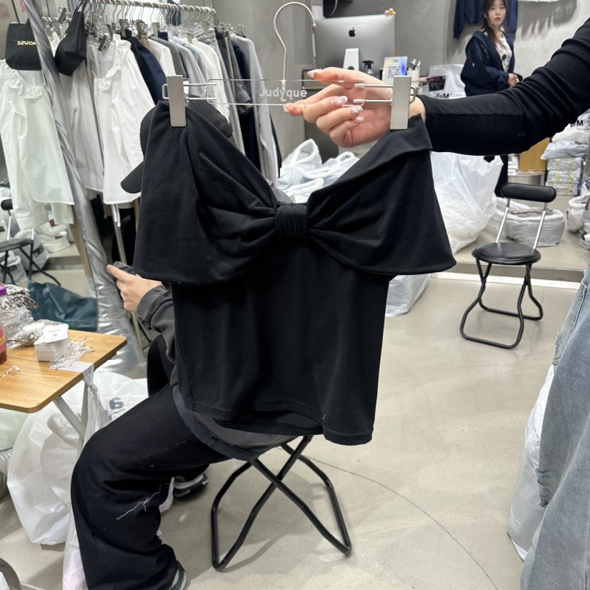 JUDYQUE韓國直郵女裝新款熱賣人氣26春夏推薦職業時尚T恤JUDYQUET恤圖色2