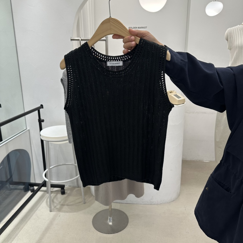 GOLDEN MARKET韓國直郵實拍女裝新品人氣推薦休閑吊帶背心GOLDEN MARKET吊帶/背心圖色3