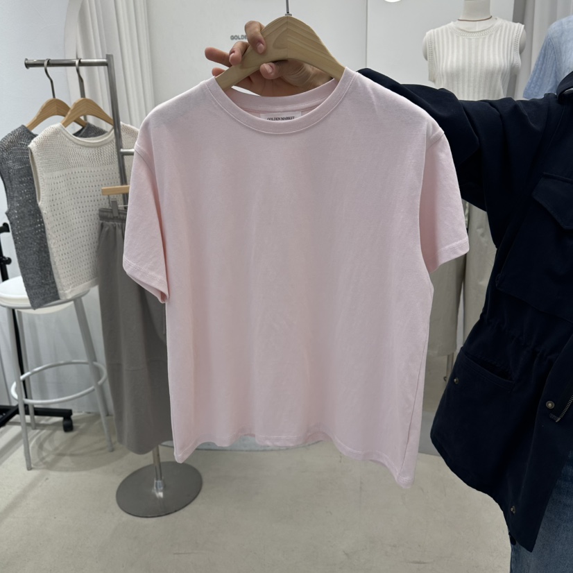 GOLDEN MARKET韓國直郵實拍女裝新品時尚職業休閑人氣T恤GOLDEN MARKETT恤圖色2