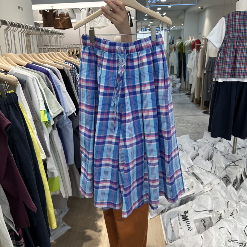 REVE-L韓國東大門代購女士新品熱賣時尚職業26春夏短褲棉REVE-L短褲圖色2