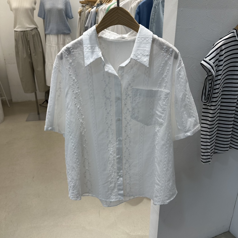 GOLDEN MARKET韓國代購女士新品推薦人氣熱賣襯衫蕾絲衫GOLDEN MARKET襯衫/蕾絲衫圖色1