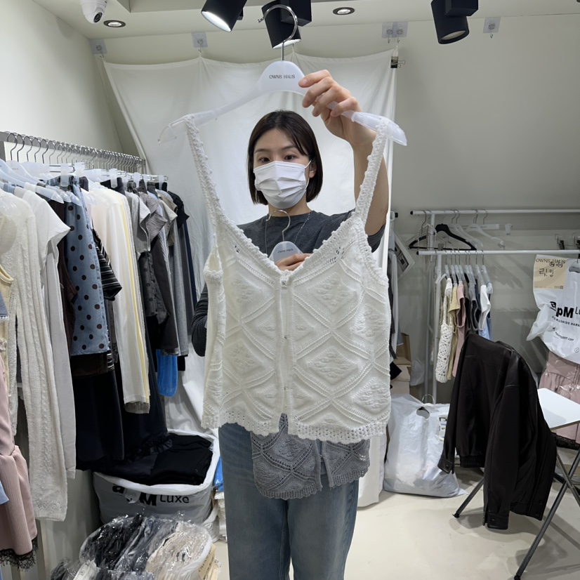 OWNS韓國東大門代購女士新品人氣時尚26春夏吊帶背心不含內搭OWNS HAUS吊帶/背心圖色1