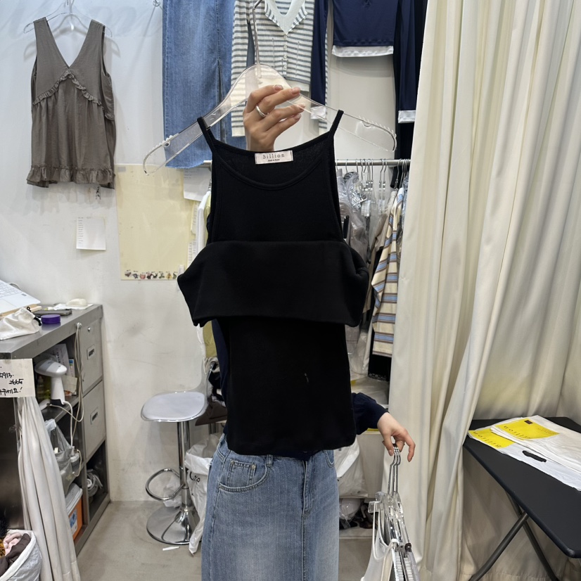 BILLION-L韓國東大門直郵女裝新款休閑人氣職業吊帶背心BILLION-L吊帶/背心圖色4