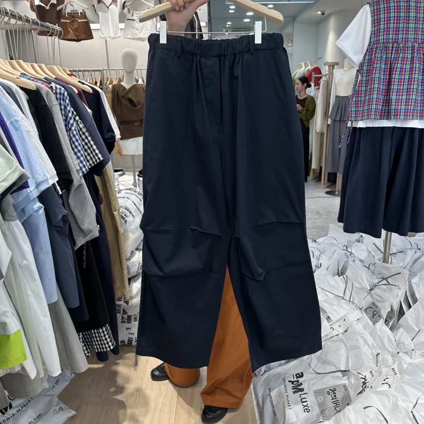 REVE-L韓國代購女裝新款休閑熱賣26春夏職業推薦休閑褲褶裥REVE-L休閑褲圖色3