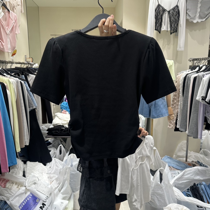 MONOPOLY韓國直郵女裝新品推薦26春夏人氣時尚休閑職業T恤MONO_POLYT恤