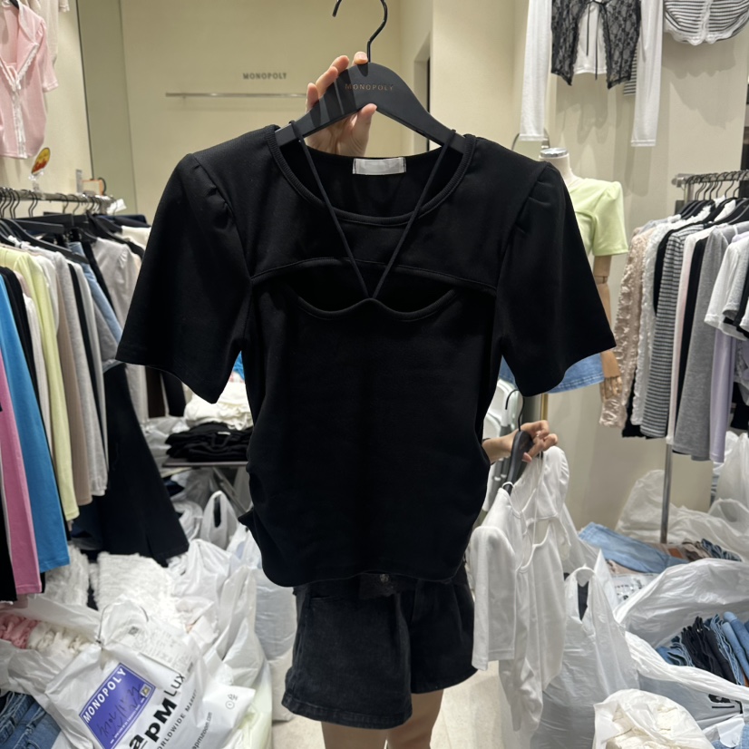 MONOPOLY韓國直郵女裝新品推薦26春夏人氣時尚休閑職業T恤MONO_POLYT恤圖色3