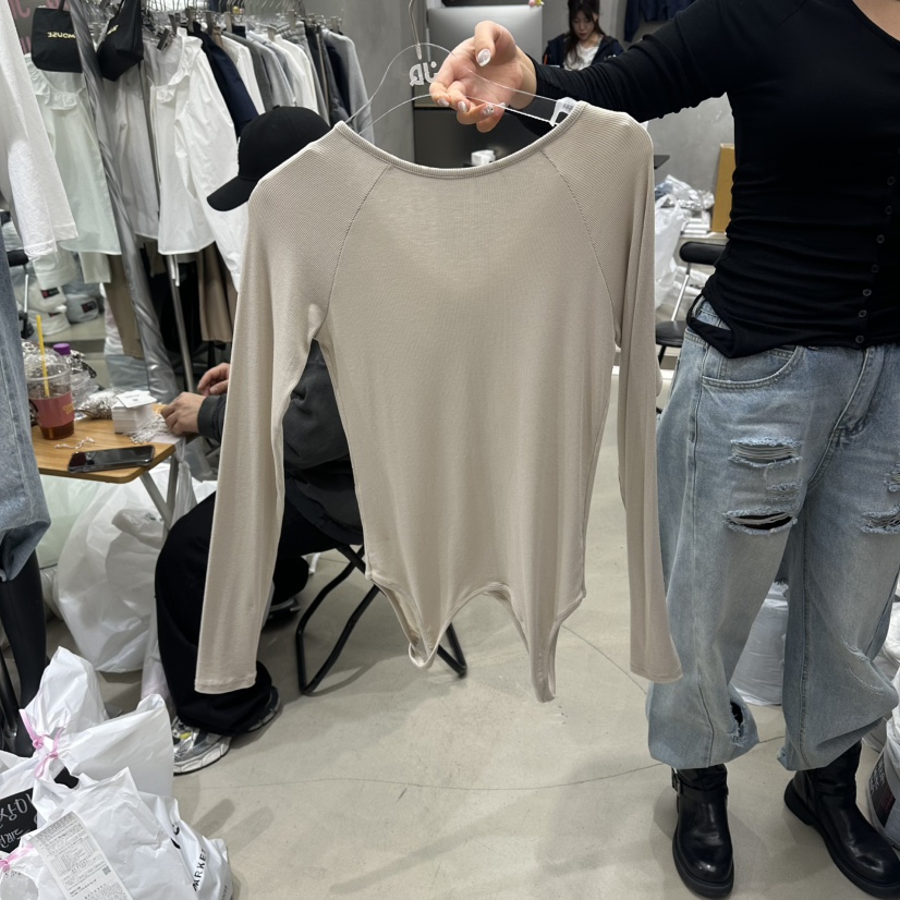 JUDYQUE韓國東大門直郵女裝新品職業熱賣時尚休閑長袖T恤JUDYQUE長袖T恤