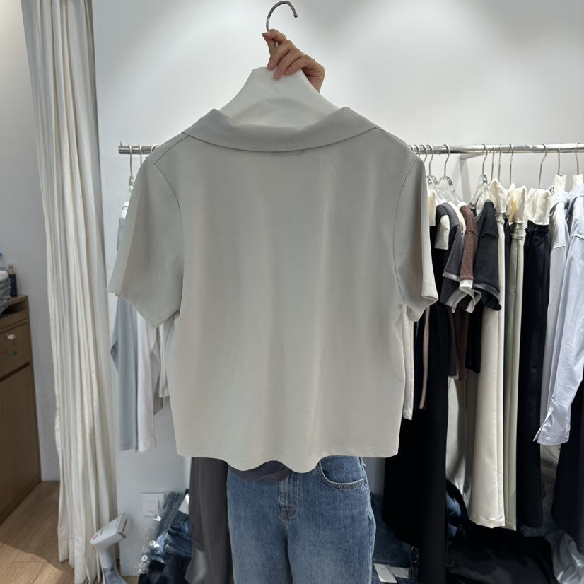 STORIES韓國東大門直郵女裝新品休閑時尚職業熱賣襯衫蕾絲衫STORIES襯衫/蕾絲衫