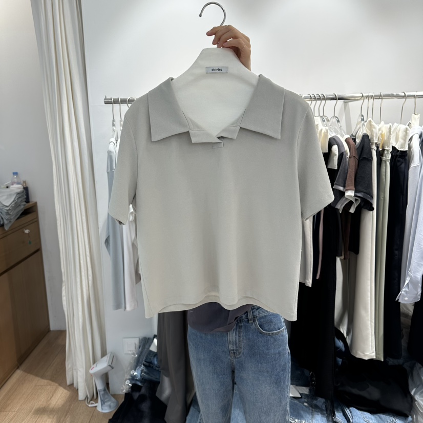 STORIES韓國東大門直郵女裝新品休閑時尚職業熱賣襯衫蕾絲衫STORIES襯衫/蕾絲衫圖色1