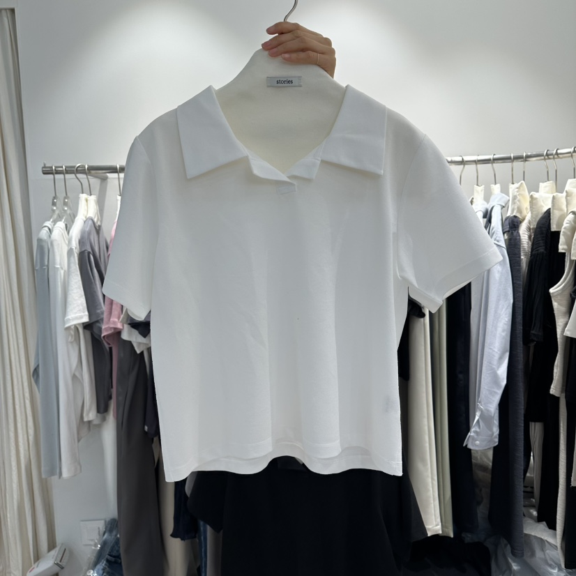 STORIES韓國東大門直郵女裝新品休閑時尚職業熱賣襯衫蕾絲衫STORIES襯衫/蕾絲衫圖色2