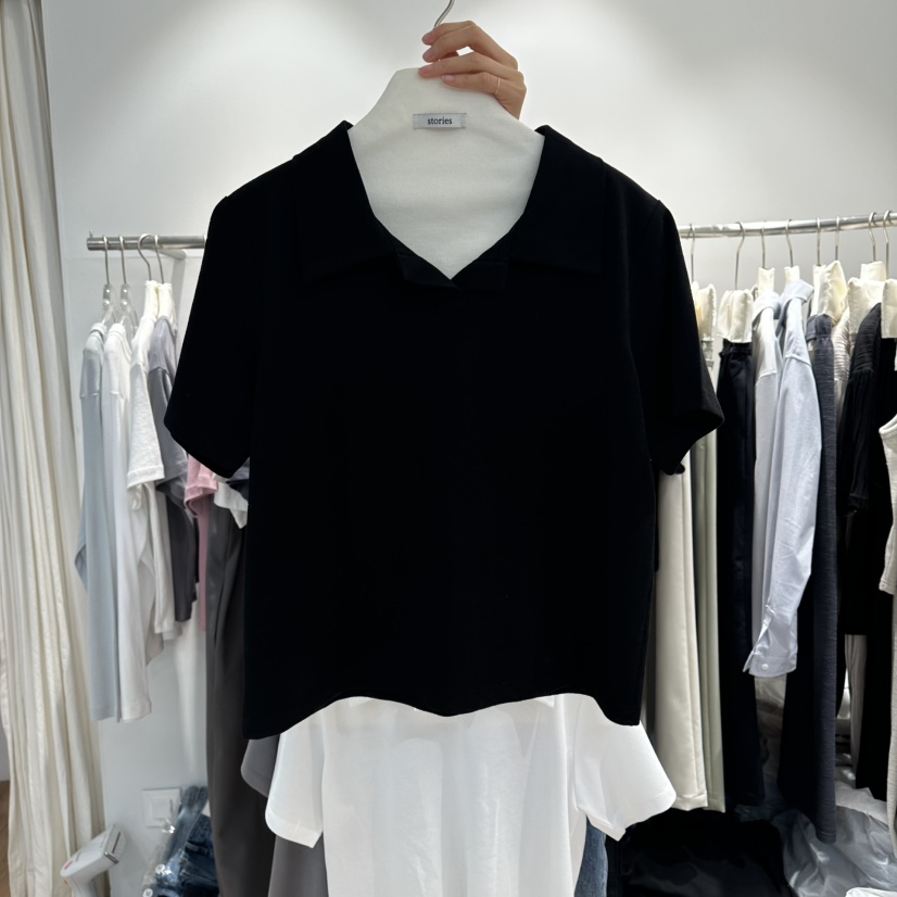 STORIES韓國東大門直郵女裝新品休閑時尚職業熱賣襯衫蕾絲衫STORIES襯衫/蕾絲衫圖色4