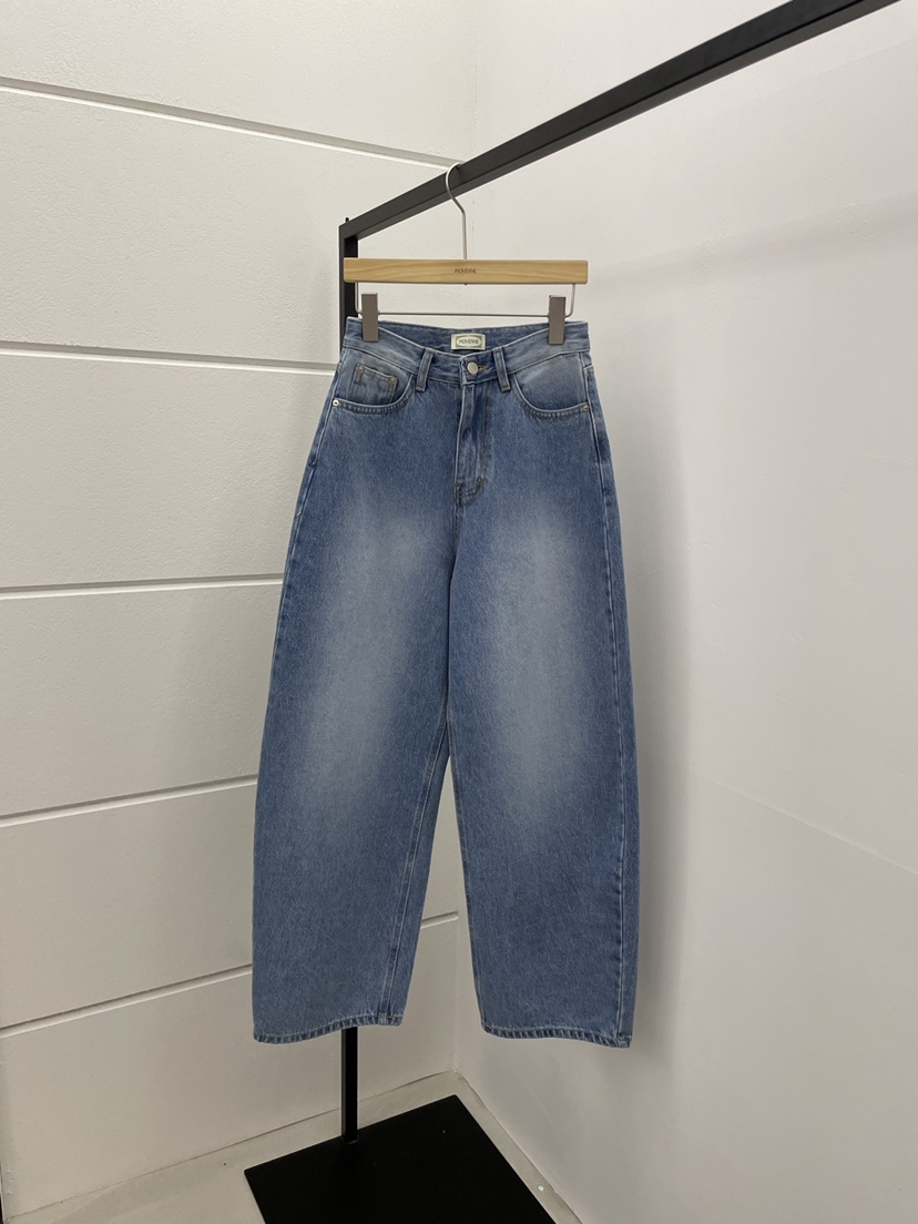 MOVENNE韓國直郵實拍女士新品休閑熱賣時尚26春夏職業牛仔褲MOVENNE牛仔褲圖色1