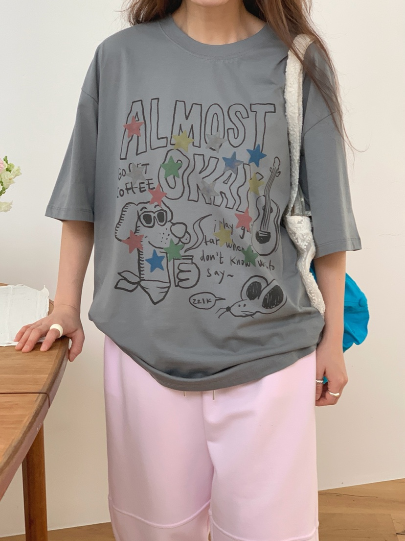 TOLL韓國直郵女裝新品人氣時尚推薦26春夏職業熱賣休閑T恤TOLLT恤