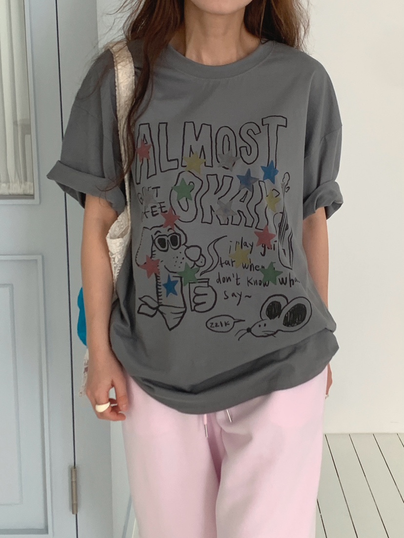 TOLL韓國直郵女裝新品人氣時尚推薦26春夏職業熱賣休閑T恤TOLLT恤