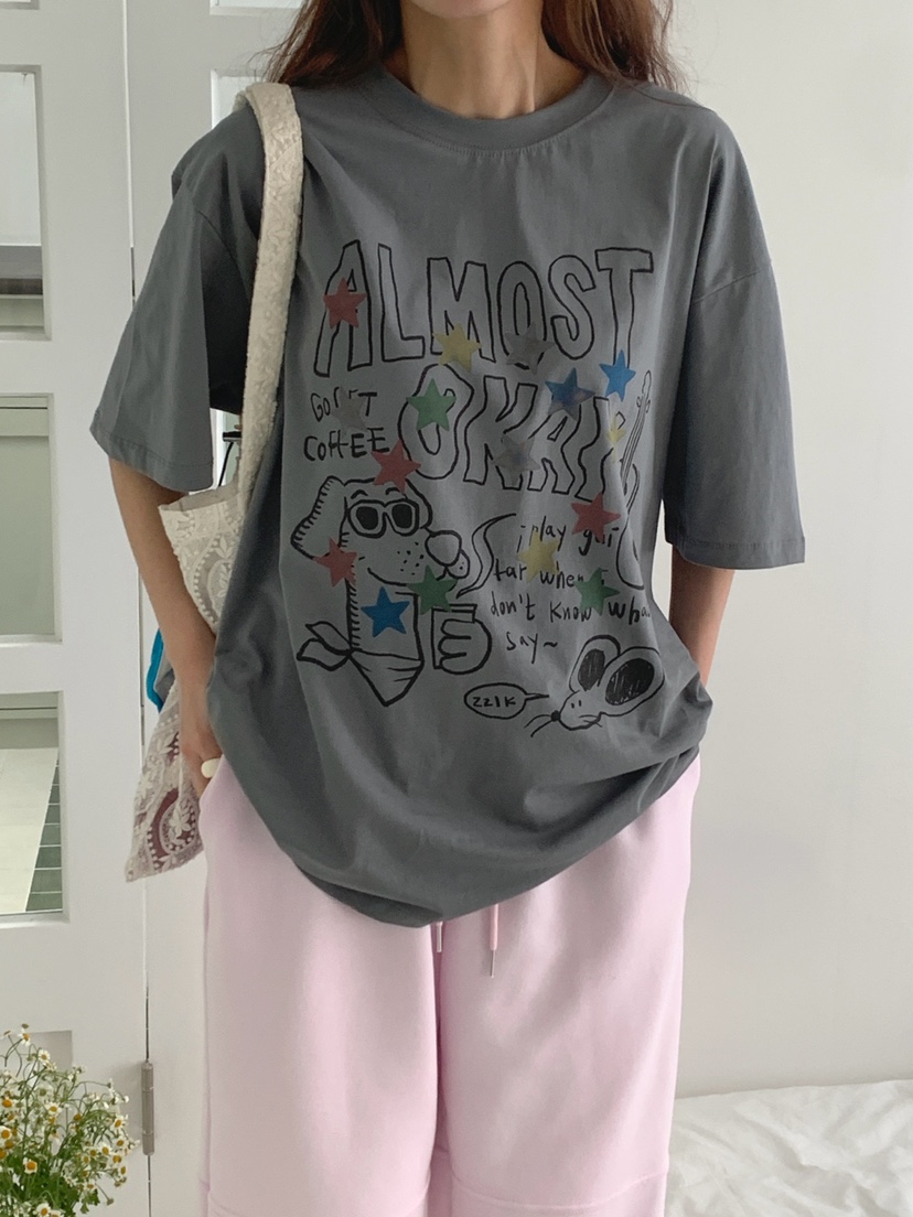 TOLL韓國直郵女裝新品人氣時尚推薦26春夏職業熱賣休閑T恤TOLLT恤