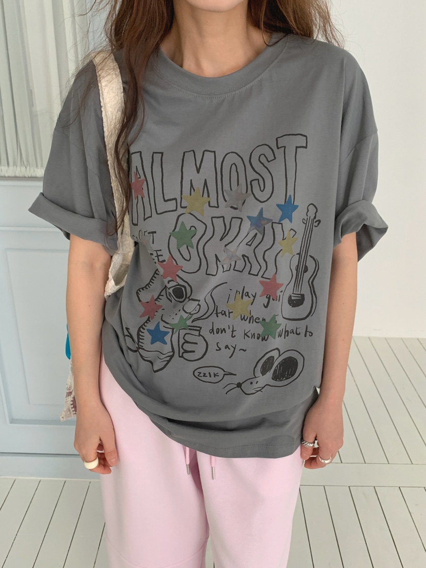 TOLL韓國直郵女裝新品人氣時尚推薦26春夏職業熱賣休閑T恤TOLLT恤