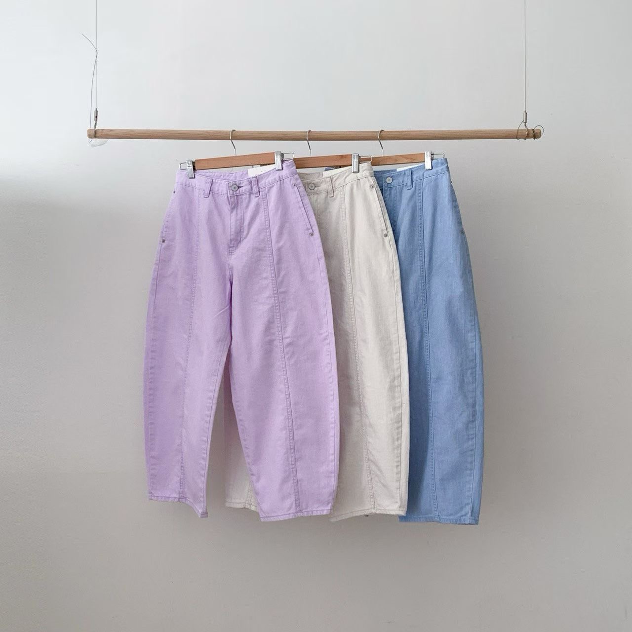 L V C韓國直郵女裝新款時尚26春夏推薦人氣休閑熱賣牛仔褲L_V_C牛仔褲圖色3左三色