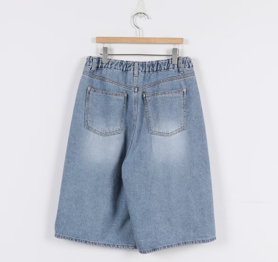 L V C韓國代購女裝新品推薦時尚休閑人氣職業短褲透明條紋L_V_C短褲