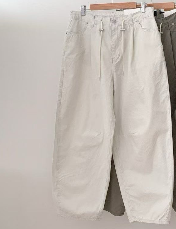 L V C韓國直郵女士新品休閑熱賣26春夏人氣時尚牛仔褲提花L_V_C牛仔褲圖色1