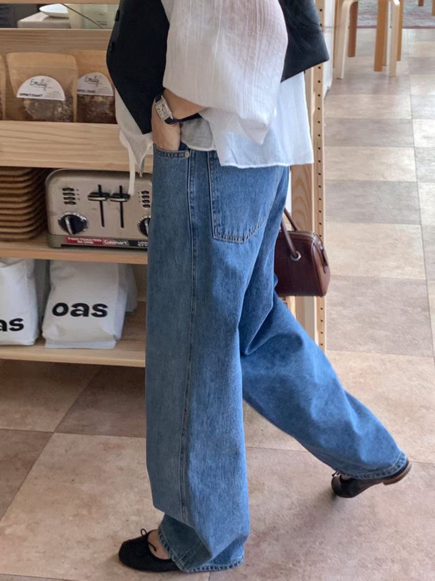 L V C韓國代購女士新品時尚職業人氣推薦休閑熱賣牛仔褲L_V_C牛仔褲