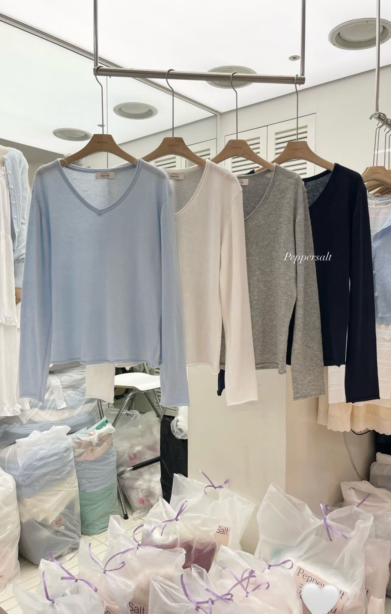 PEPPER 페페韓國代購女士新款推薦職業熱賣人氣26春夏針織衫PEPPER-SEOUL針織衫