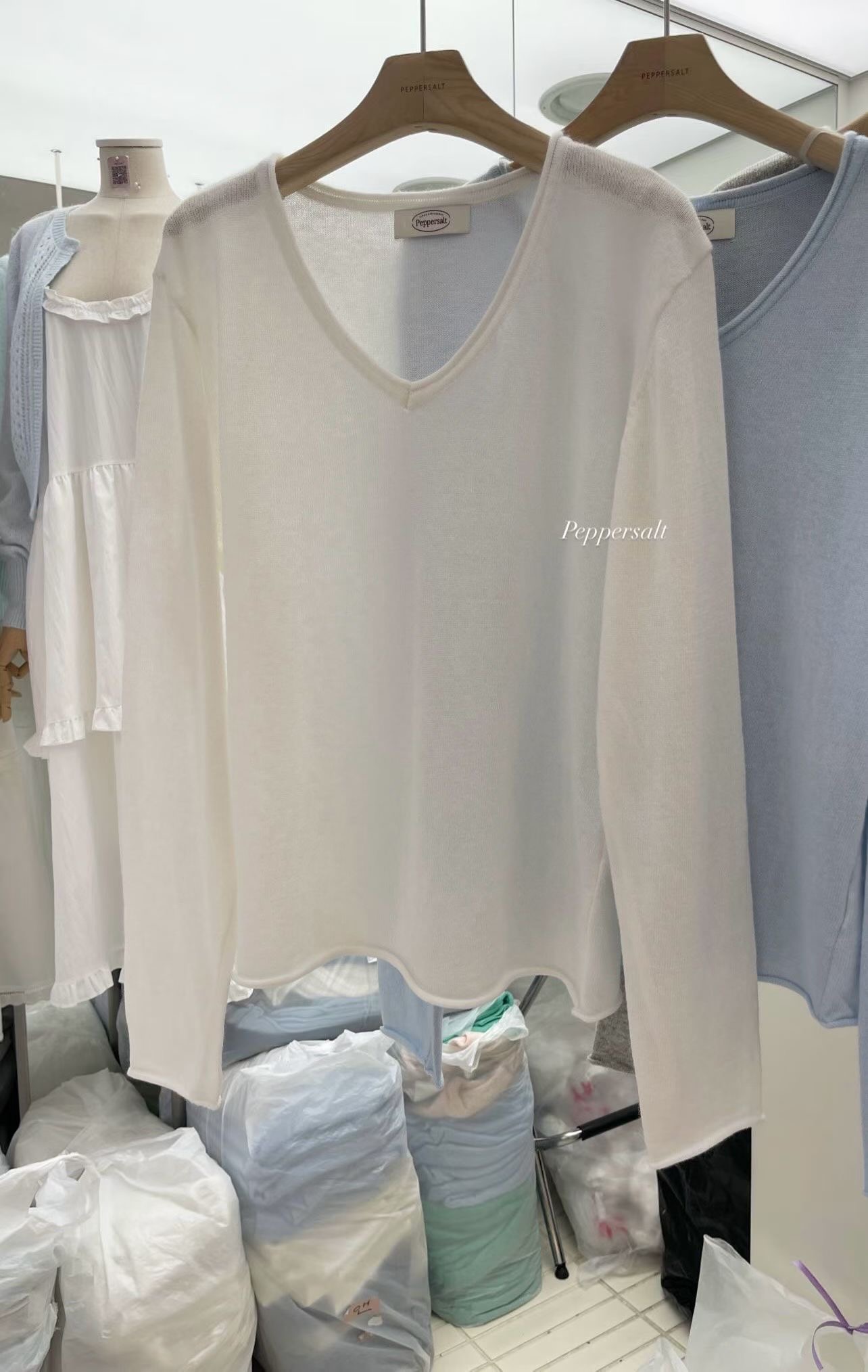 PEPPER 페페韓國代購女士新款推薦職業熱賣人氣26春夏針織衫PEPPER-SEOUL針織衫圖色1