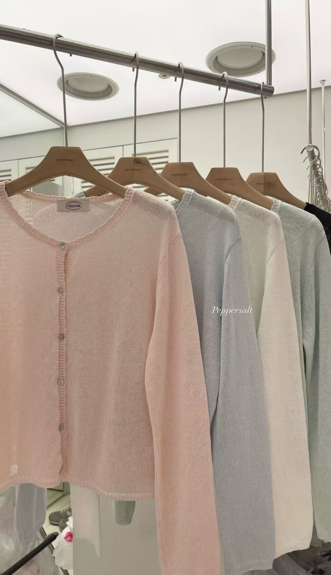 PEPPER 페페韓國東大門代購女裝新款人氣時尚針織衫開衫PEPPER-SEOUL針織衫