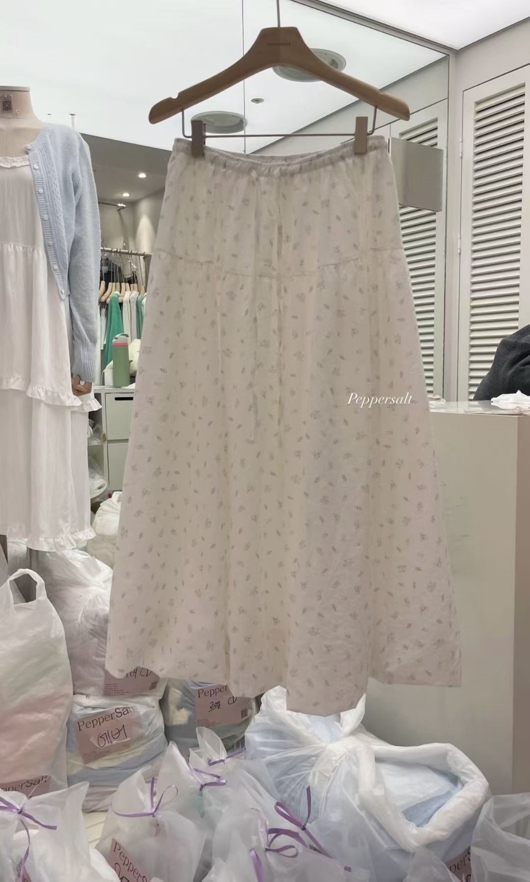 PEPPER 페페韓國代購女裝新款休閑時尚推薦26春夏職業長裙PEPPER-SEOUL長裙圖色1