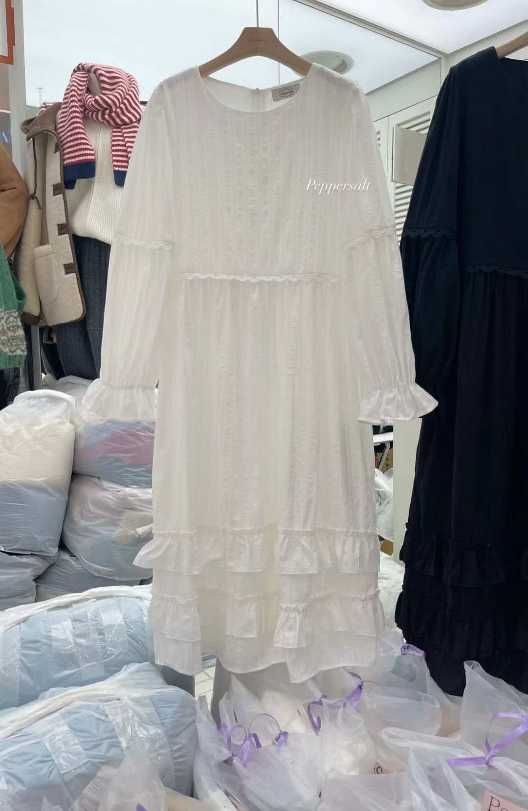 PEPPER 페페韓國直郵實拍女士新款推薦人氣休閑時尚連衣裙PEPPER-SEOUL連衣裙圖色1