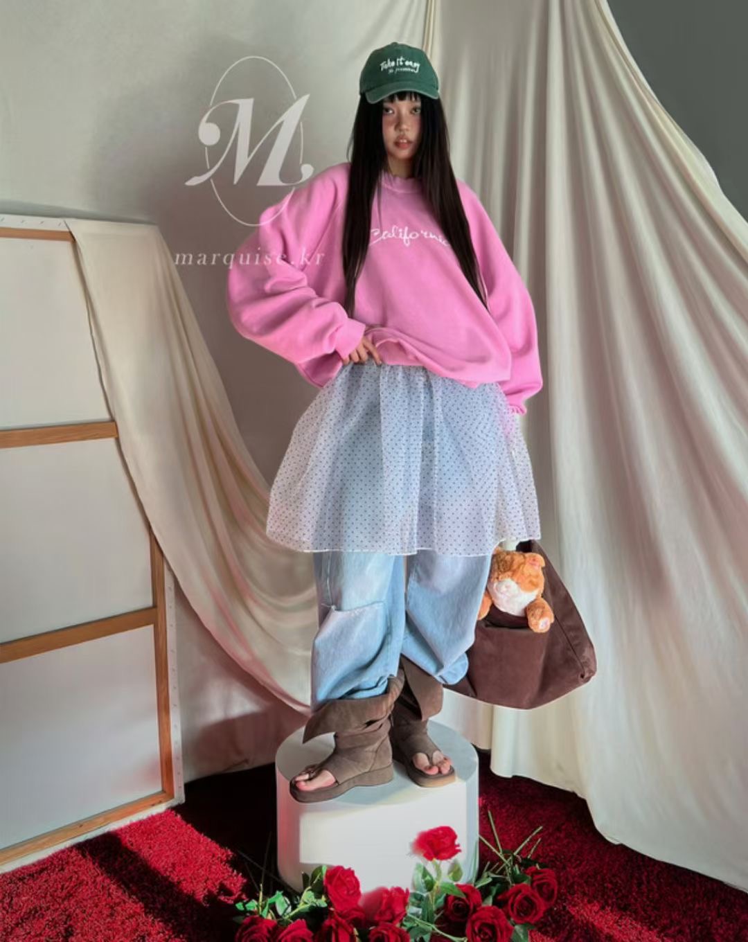 L V C韓國直郵實拍女裝新款26春夏職業推薦時尚人氣牛仔褲L_V_C牛仔褲