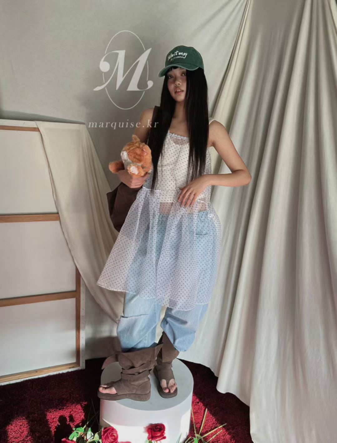 L V C韓國直郵實拍女裝新款26春夏職業推薦時尚人氣牛仔褲L_V_C牛仔褲