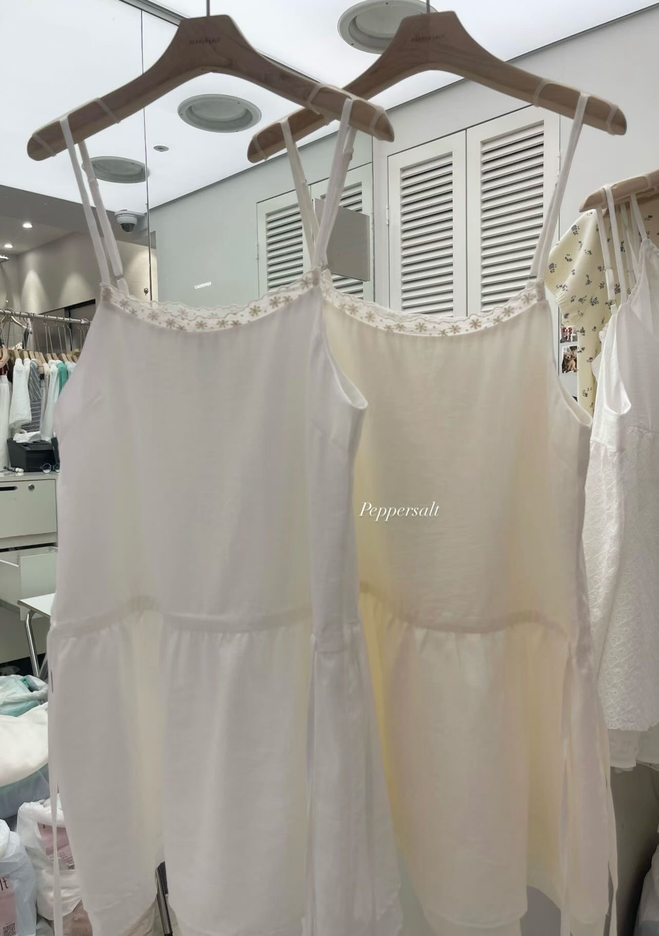 PEPPER 페페韓國代購女裝新款時尚休閑職業人氣26春夏連衣裙PEPPER-SEOUL連衣裙圖色2左二色