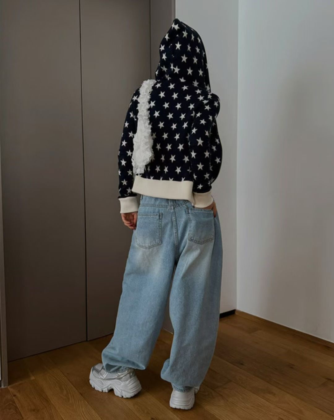 L V C韓國直郵女士新款熱賣時尚26春夏職業推薦人氣牛仔褲L_V_C牛仔褲