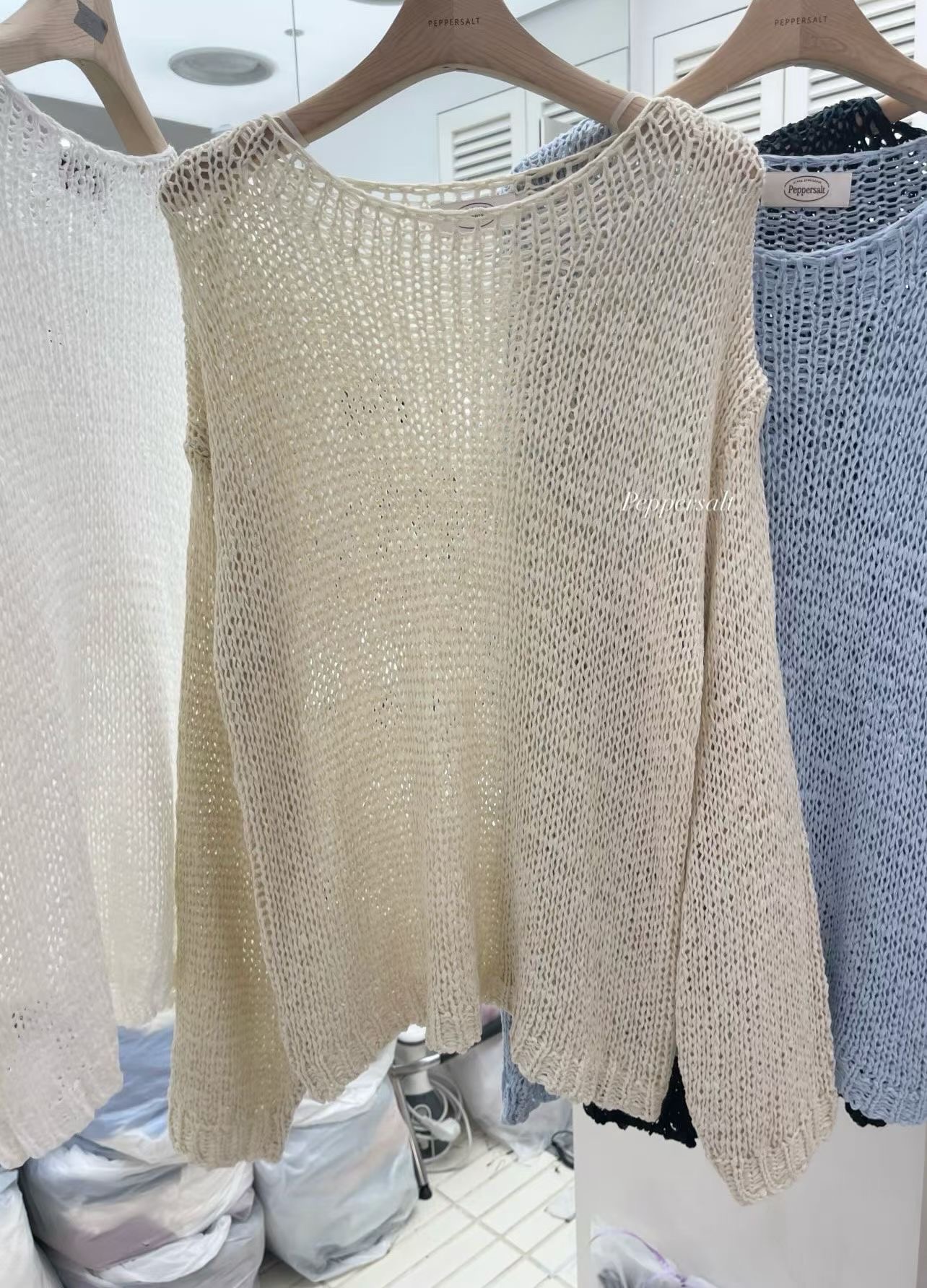 PEPPER 페페韓國東大門直郵女士新款休閑人氣職業針織衫PEPPER-SEOUL針織衫圖色2