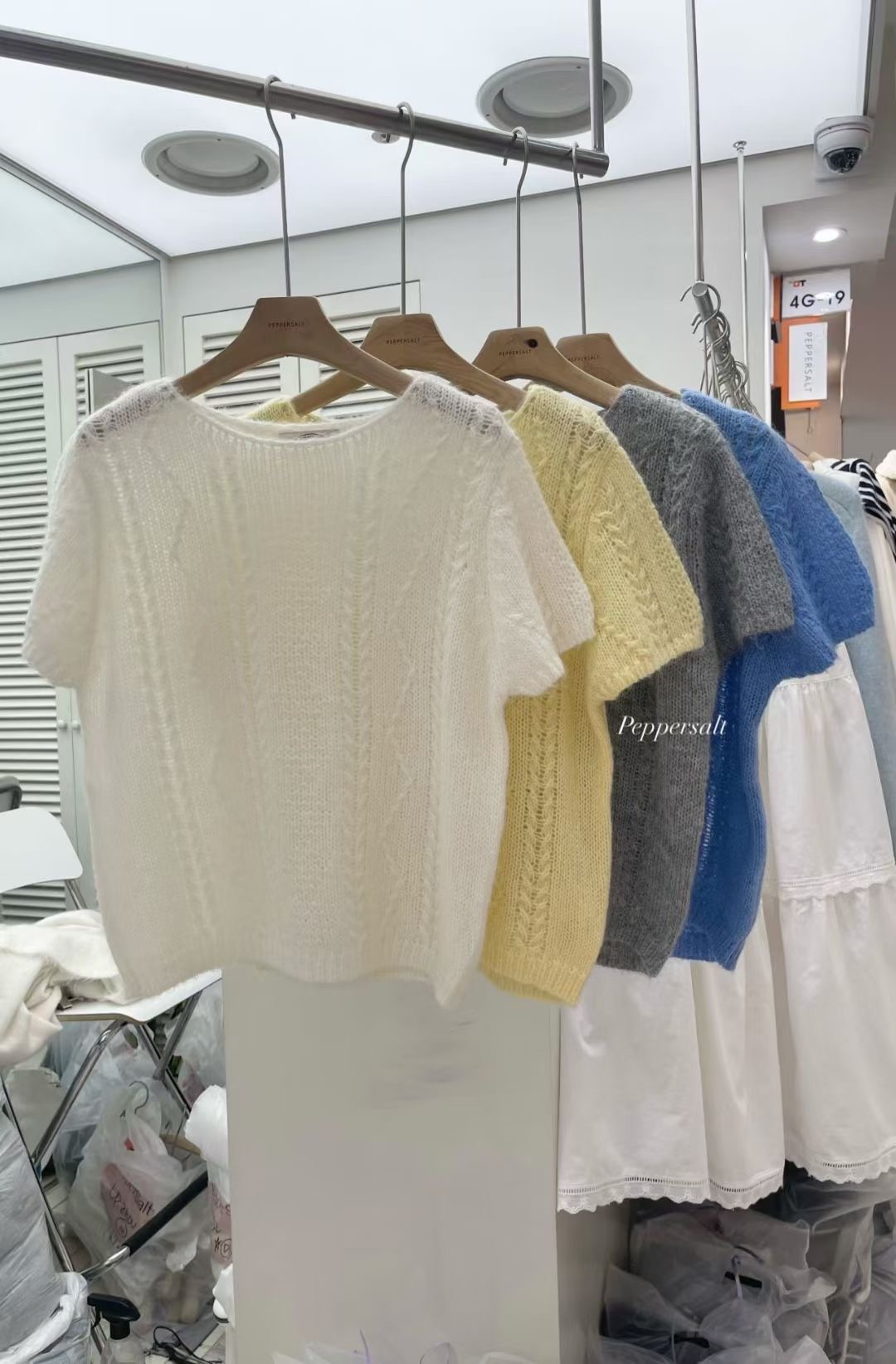 PEPPER 페페韓國東大門代購女士新款人氣休閑26春夏針織衫PEPPER-SEOUL針織衫