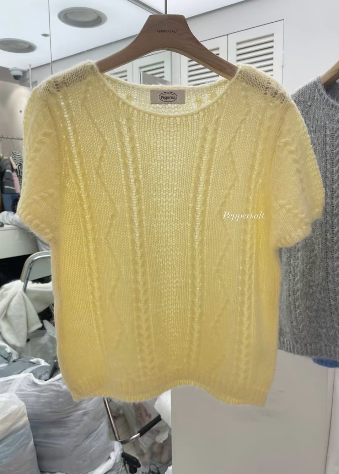 PEPPER 페페韓國東大門代購女士新款人氣休閑26春夏針織衫PEPPER-SEOUL針織衫圖色2