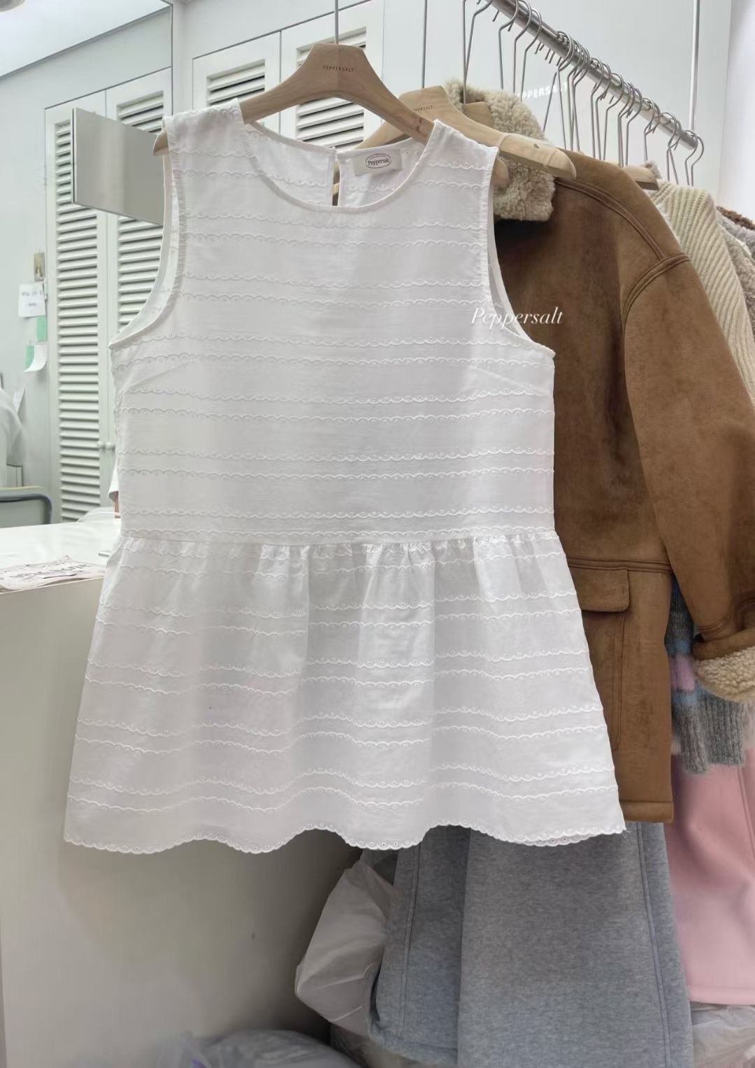 PEPPER 페페韓國直郵女士新品26春夏人氣時尚職業連衣裙PEPPER-SEOUL連衣裙圖色1