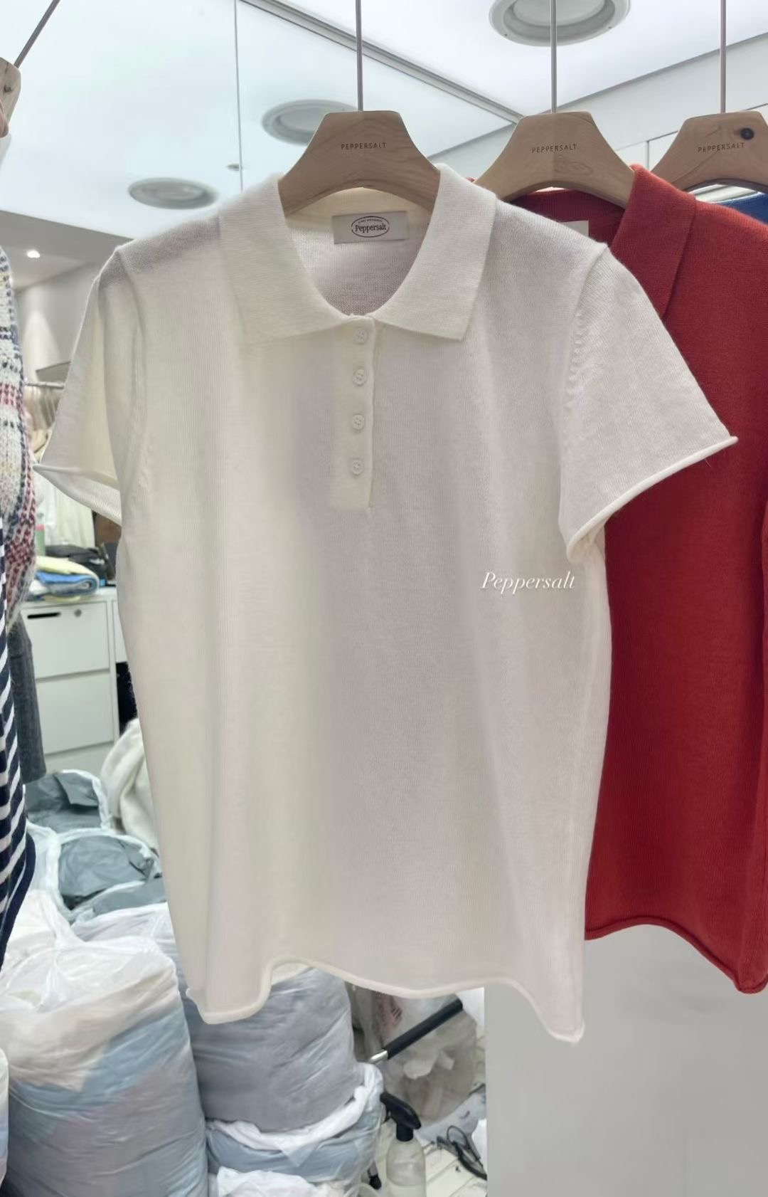 PEPPER 페페韓國代購女士新款熱賣時尚人氣休閑職業26春夏T恤PEPPER-SEOULT恤圖色2