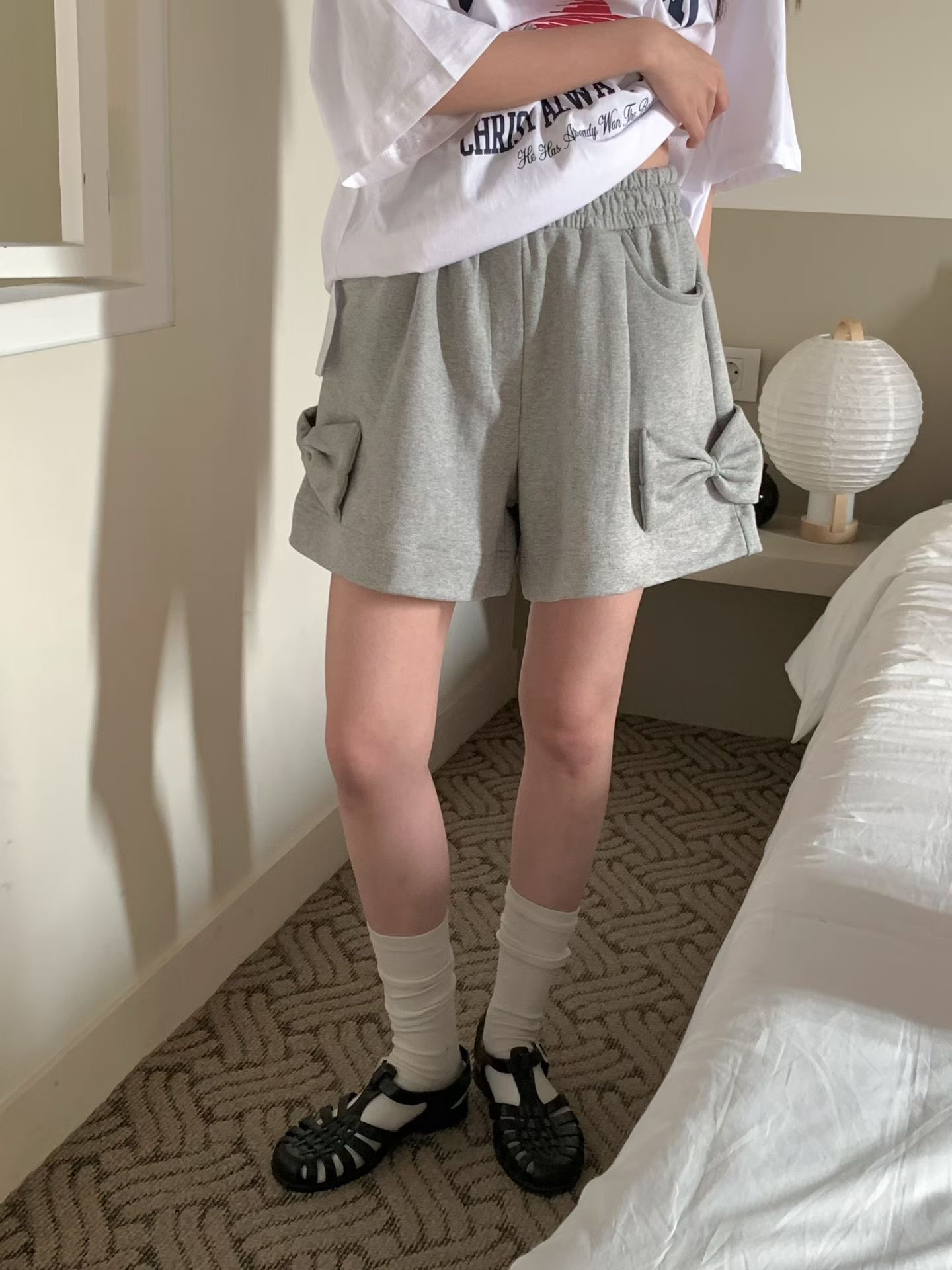 L V C韓國直郵女裝新款人氣職業熱賣推薦休閑26春夏短褲L_V_C短褲圖色1