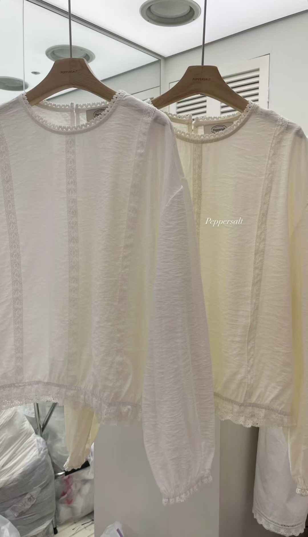 PEPPER 페페韓國東大門代購女士新品職業休閑襯衫蕾絲衫PEPPER-SEOUL襯衫/蕾絲衫